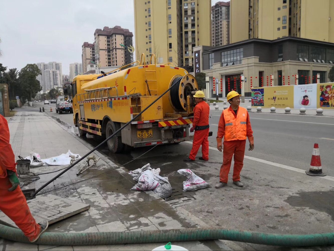 左云排污管道清淤-管道清洗